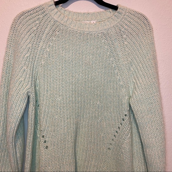 Gap Chunky Knit Sweater Pastel Green NWT Medium - Picture 5 of 7